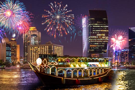 New Year Party at Dubai Creek with Gala Dinner