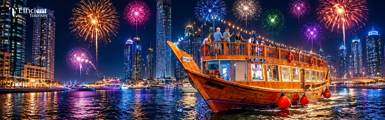 New Year Party in Dhow Cruise Dubai Marina