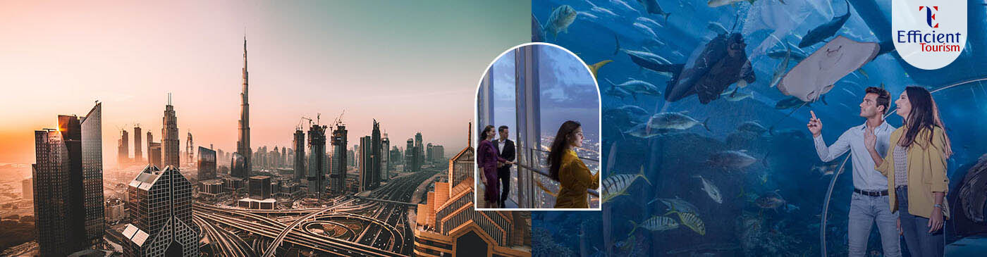 Burj Khalifa and Dubai Aquarium