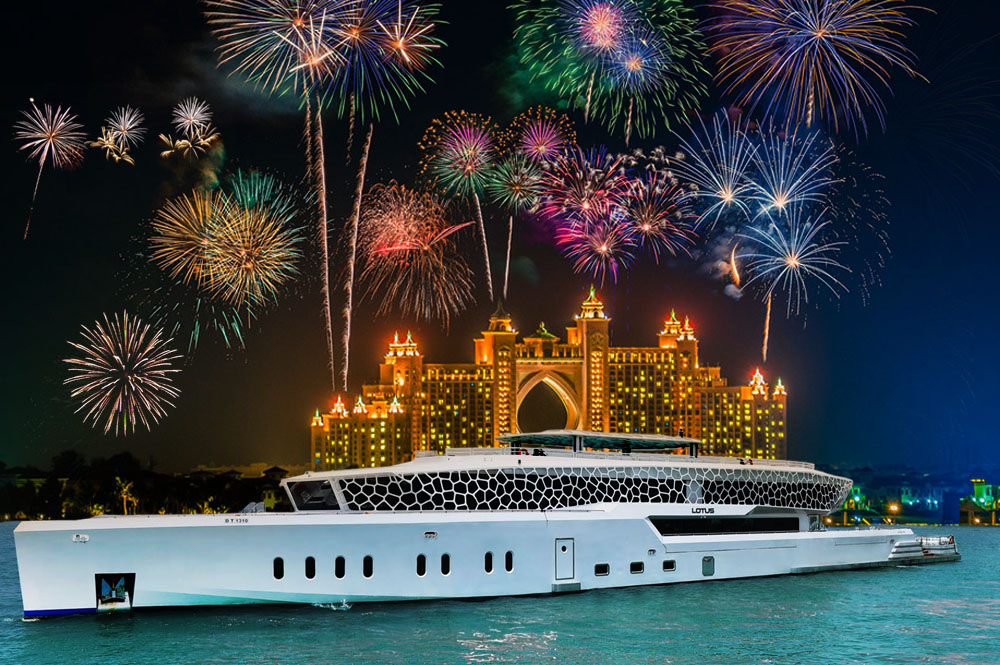 New Year Mega Yacht Party Dubai