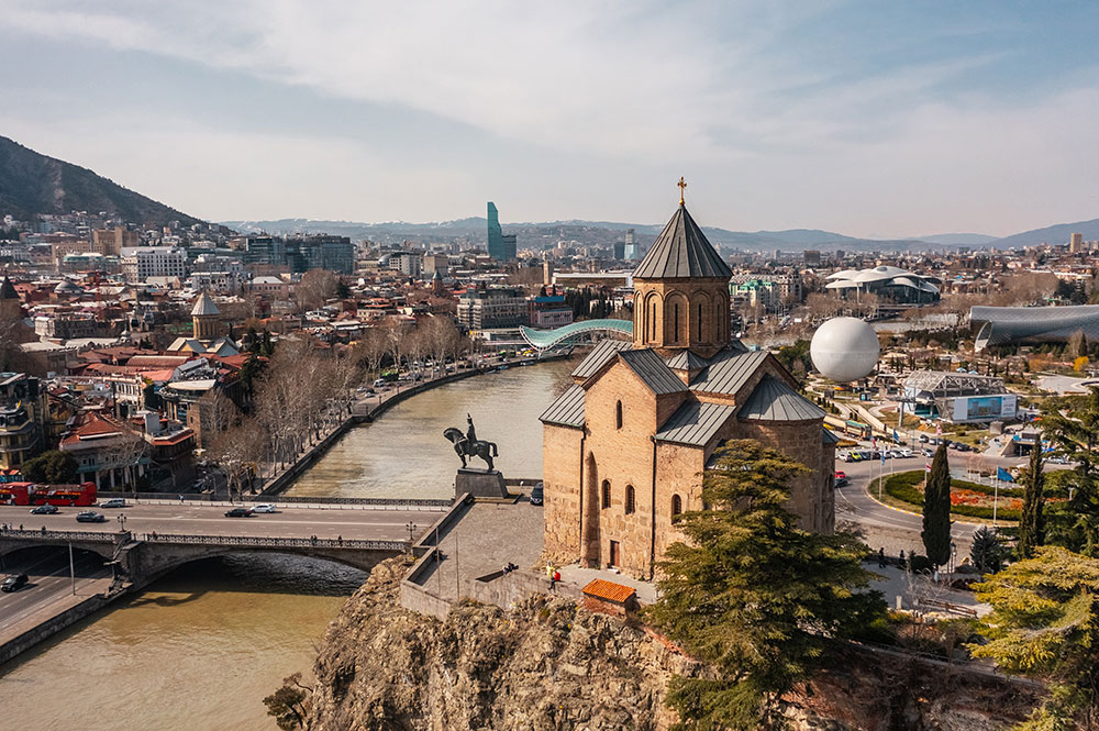 Metekhi Church in Tbilisi