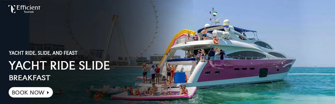 Ride & Slide with Breakfast on Shared Yacht Tour