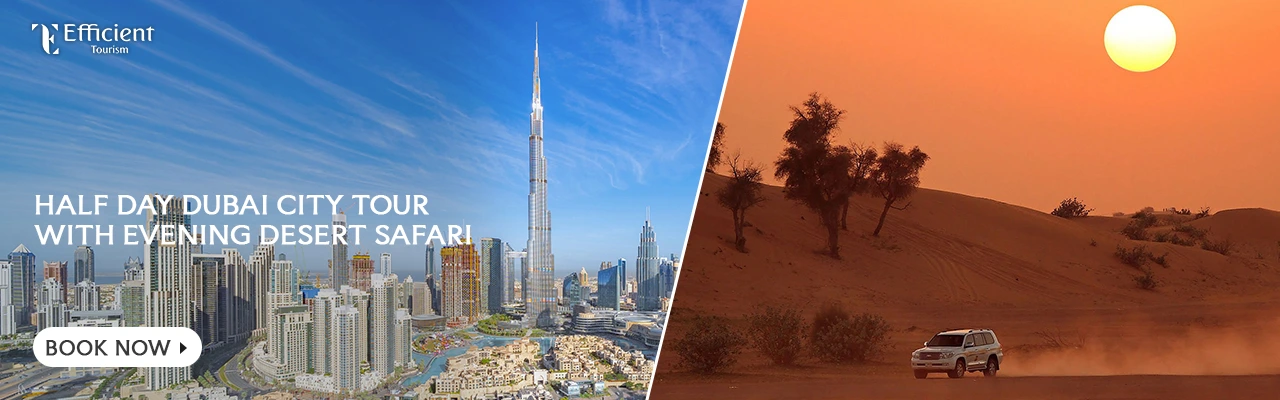 Half Day Dubai City Tour With Evening Desert Safari