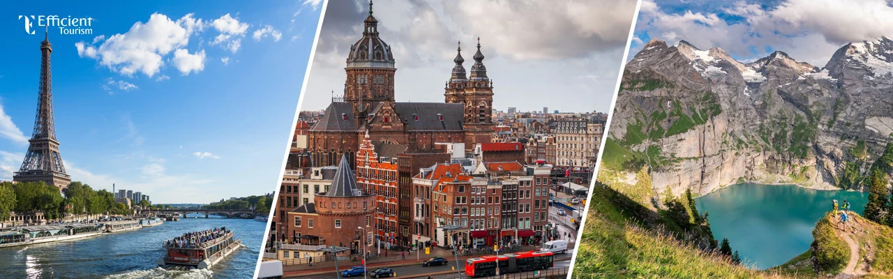 7N Paris, Amsterdam & Switzerland Tour Package