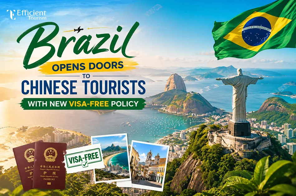 Brazil Opens Doors to Chinese Tourists with New Visa-Free Policy